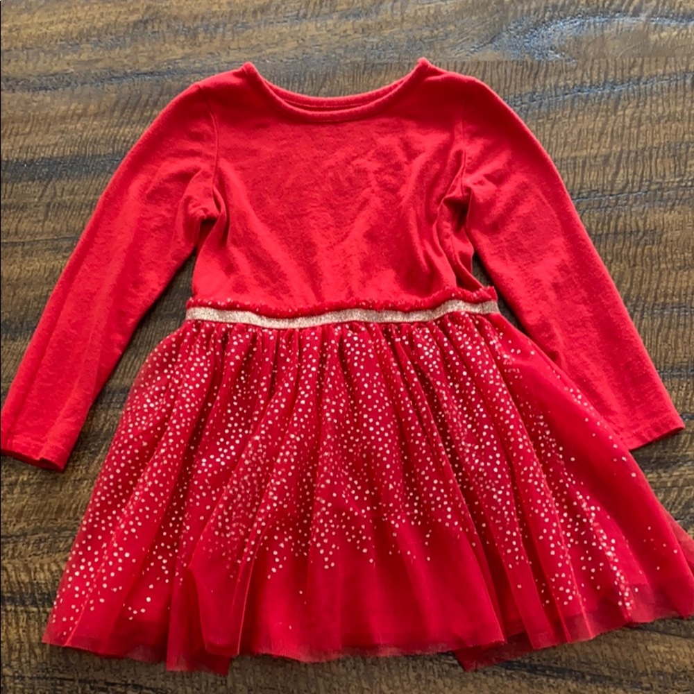 4t Cat & Jack Red Valentine Dress.